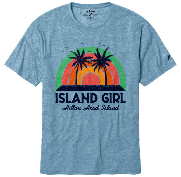 Island Girl Sunny Palms Tee